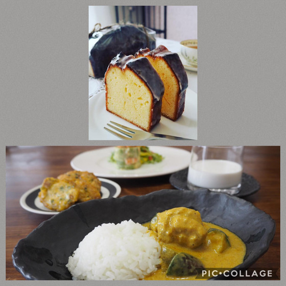 よくばり・チキンバターカレーと焼き菓子