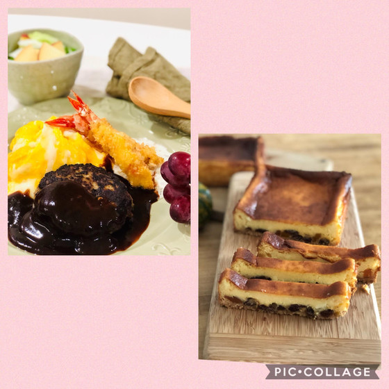 よくばり・お子様ランチ・チーズケーキ