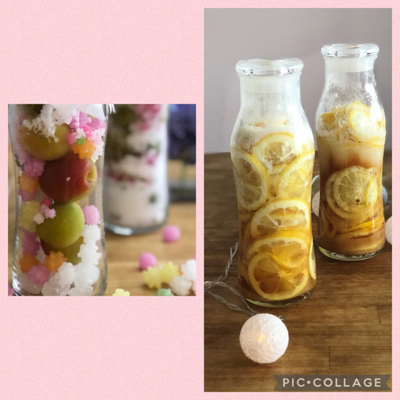 オンラインレッスン・・・梅シロップとレモン酵素ドリンク🍋