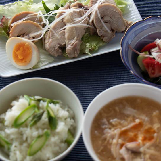 圧熱マイスター・レパートリー講座　鶏チャーシューと酸辣湯