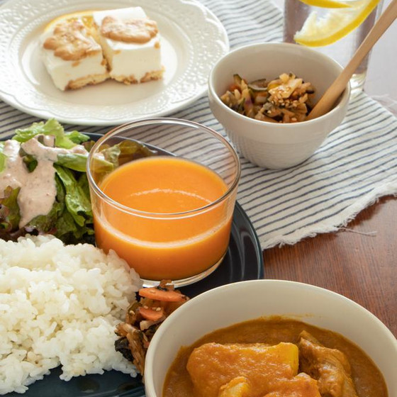 圧力鍋の無水カレーで夏を元気に！