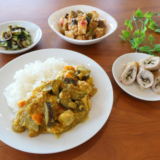 おいしいなす料理を作りましょう！なすを使ったおかず4品
