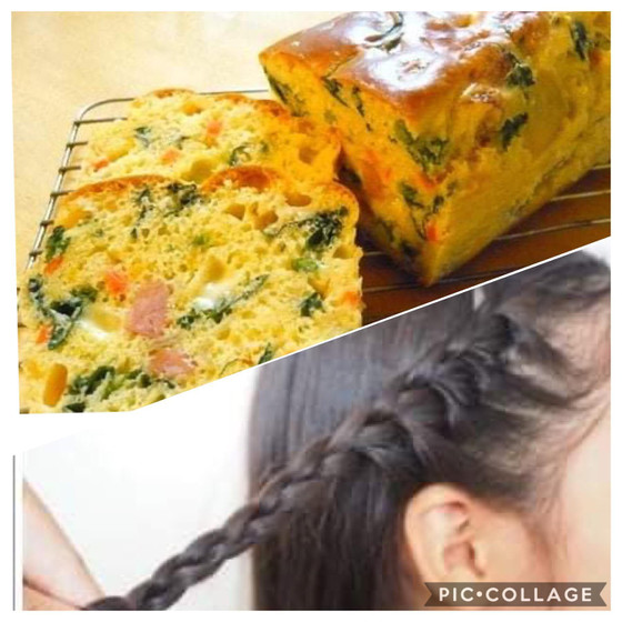 こどものヘアアレンジ講座＆野菜たっぷりケークサレのデモ＆試食