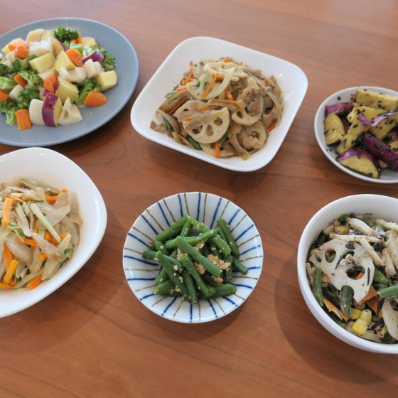 忙しいあなたに！当日１０分でパパッと根菜おかず６品