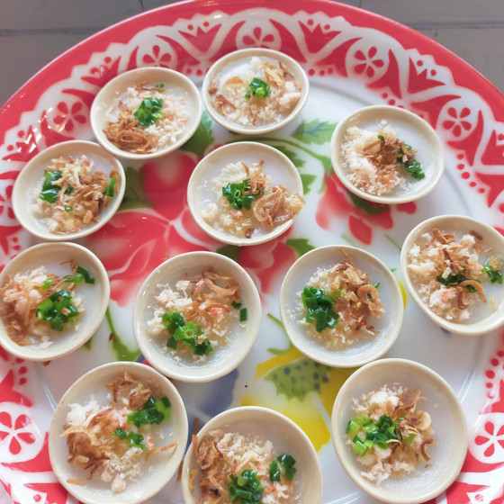 小皿蒸し餅