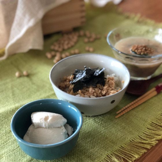 キッズ甲子園口　 豆腐作りとそぼろごはん