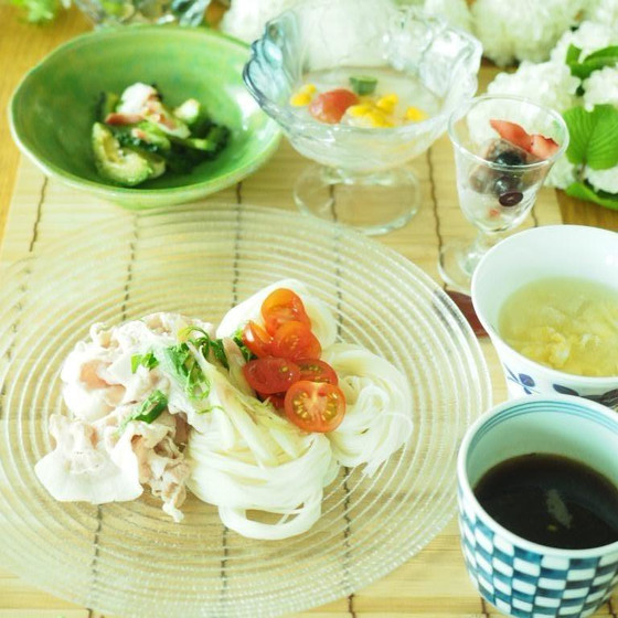 夏の薬膳レッスン　基本の麺つゆと冷しゃぶトマトそうめん他