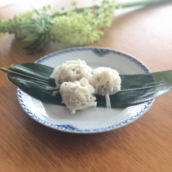 いかしゅうまいと冬瓜とホタテのスープ