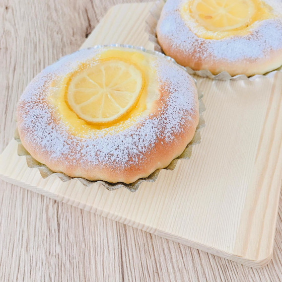 国産レモンで作る爽やかレモンクリームパン