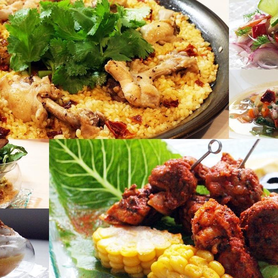 ペルー料理・ビールのパエリア他全6品✿お土産付