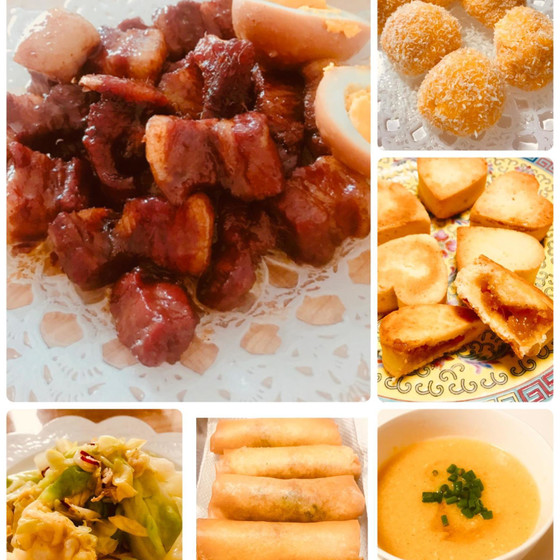 マンゴーを使ったお菓子2種類と簡単中華4種類作ります❤️