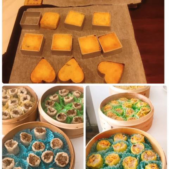 点心とお菓子レッスン★20分で作れる餡作りもレッスン♪パイナップルケーキ、香港焼売、上海糯米焼売