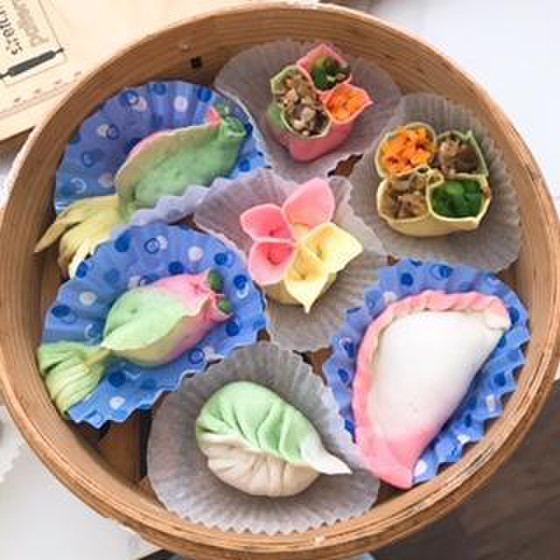 カラフル細工餃子（数種類作ります）
