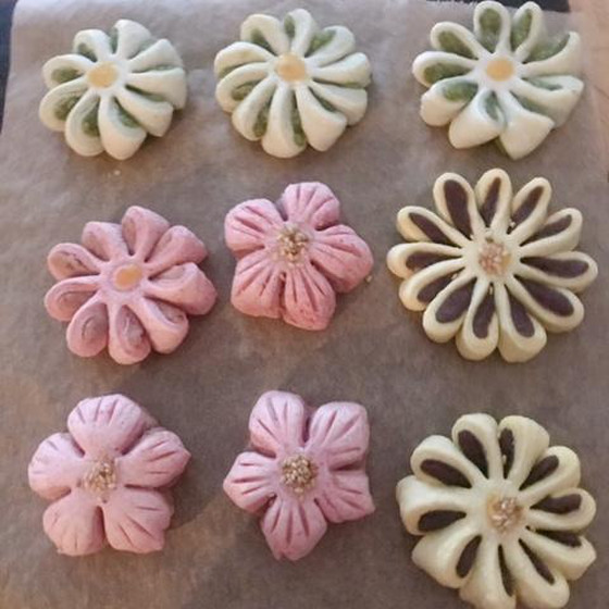 菊花パイ、桃花パイ