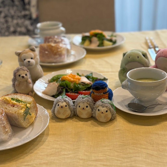 レッスンランチ風景
※生徒さん撮影