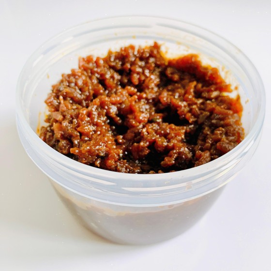 お持ち帰り用青唐辛子味噌(お一人様：400g超)