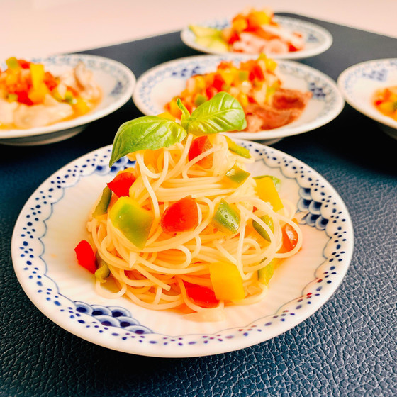 ※アレンジ例
万能お野菜ソースのみで作るアレンジ料理