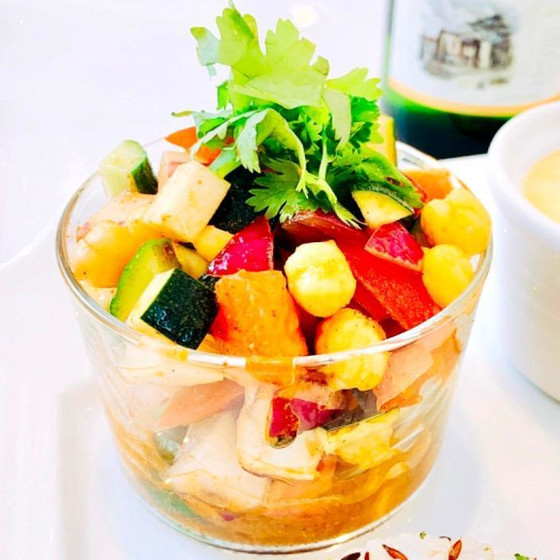 ひよこ豆のカチュンバ
※インド風スパイスサラダ