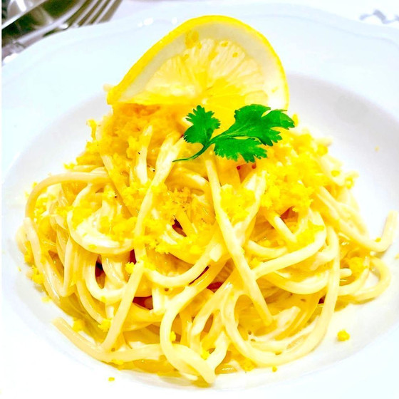 ノンオイルレモンクリームパスタ