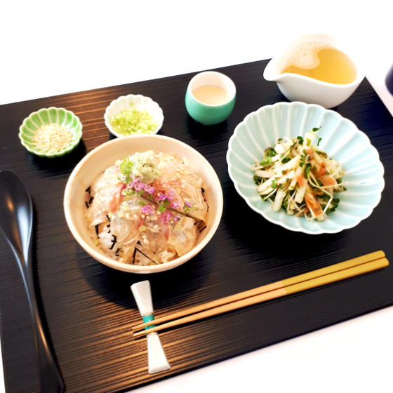 絶品！濃厚ごまだれ鯛茶漬けセット