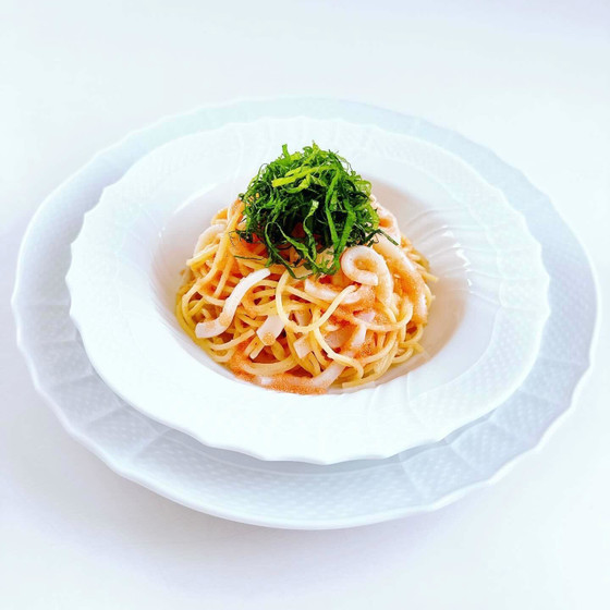 マイルドな味の
『イカと明太子の冷製カッペリーニ』
