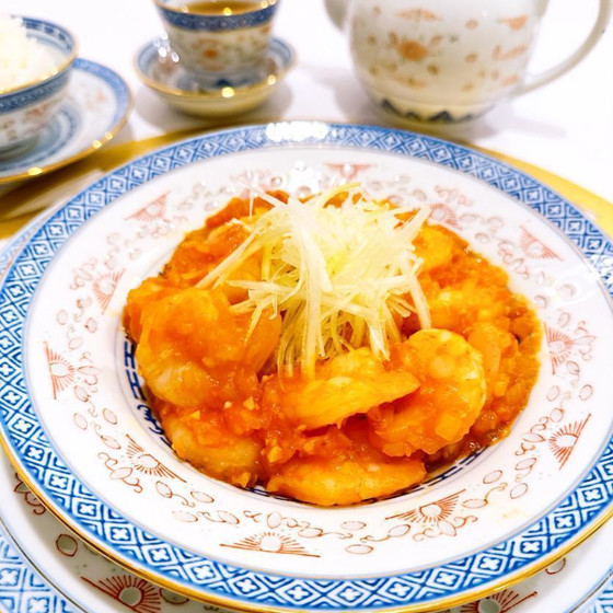 生トマトだけで作る生トマトエビチリ