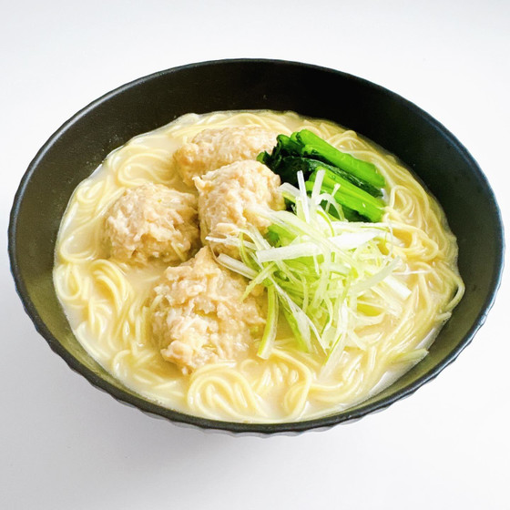 【中級以上】①無添加手作り濃厚鶏白湯（トリパイタン)スープ②ふわっふわの鍋用鶏つくね③鶏白湯スープと鍋用鶏つくねで作る鶏白湯煮込みそば