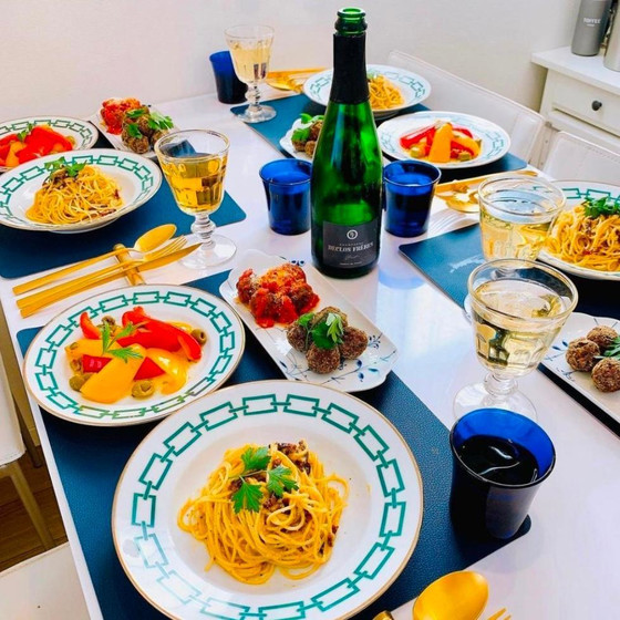 【中級以上】①生クリームもオイルも不使用！ヘルシーカルボナーラ②大人気！イタリアンハーブミートボール③大人気！ぺぺロナータ(パプリカのカポナータ)