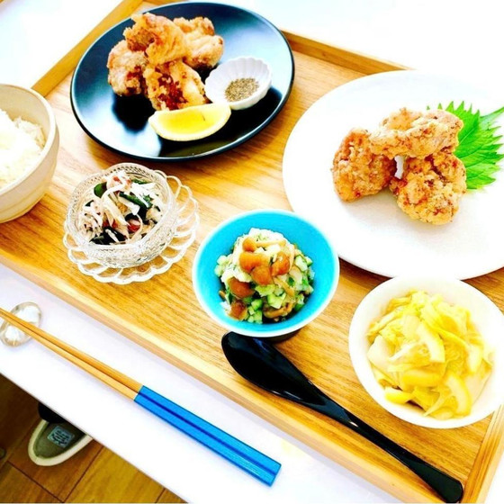 ※グループレッスン廃盤レッスン
2種唐揚げ&副菜3品