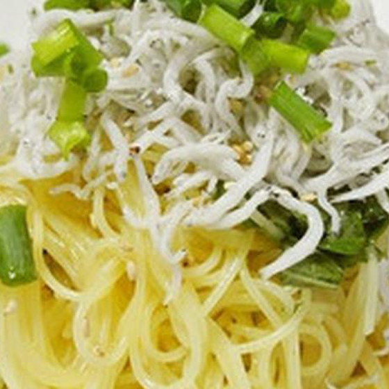 しらすの冷製パスタ