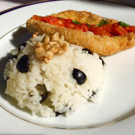 オリーブの炊き込みご飯