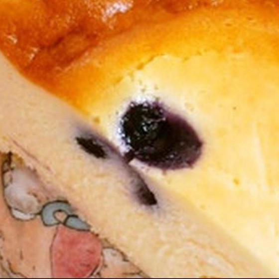 混ぜて焼くだけブルーベリーチーズケーキ