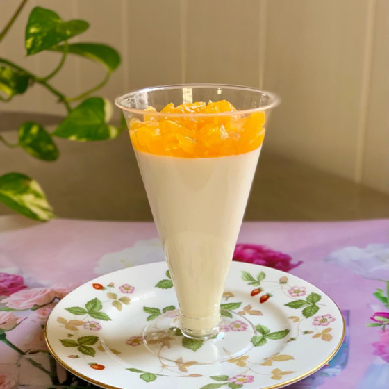 ヨーグルトで作るレアチーズケーキ