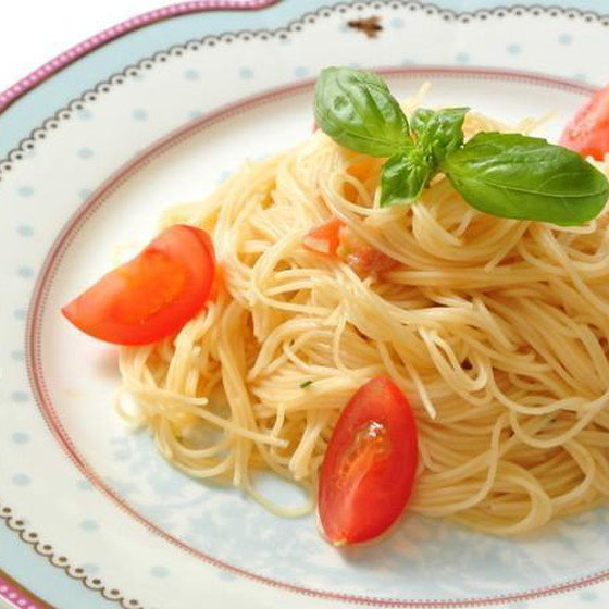 食欲のない夏にぴったり♬トマトの冷製パスタ