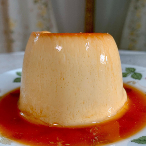 レンジで作る簡単プリン