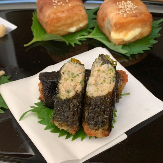 長芋の磯辺揚げ