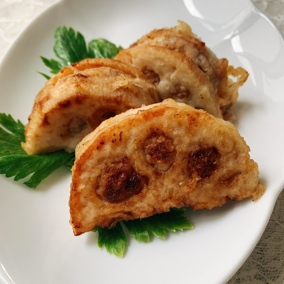 蓮根の挟み焼き