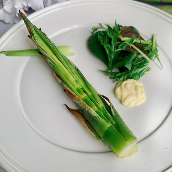 月山筍のグリル焼き