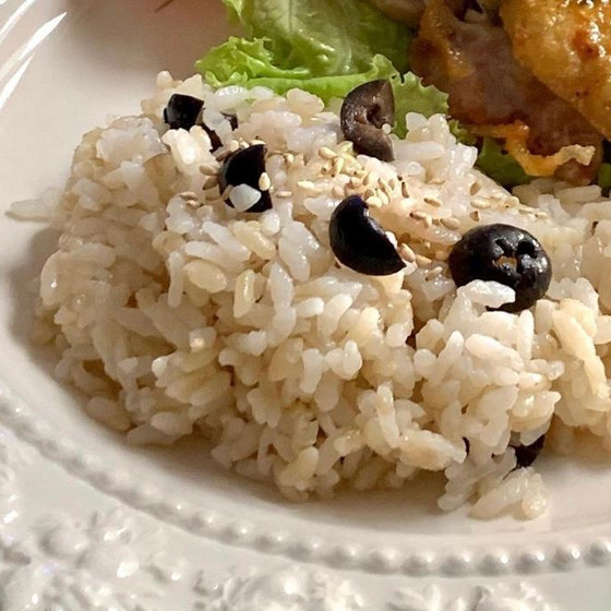 オリーブの炊き込みご飯