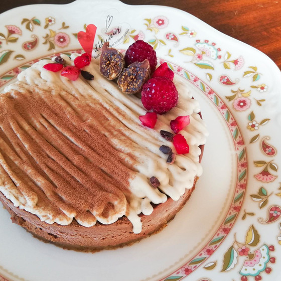 いちじくとチョコのRawケーキ