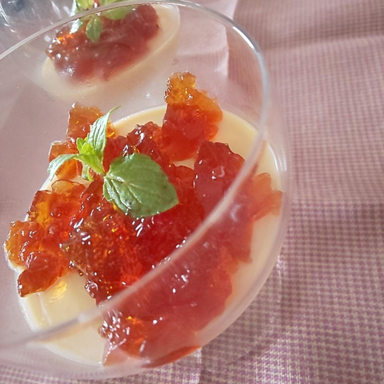 紅茶のブランマンジェ
