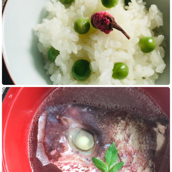 【季節の和食】山菜づくし！山菜の天ぷらと鯛の潮汁