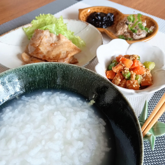 夏粥と常備菜で体を整えよう！