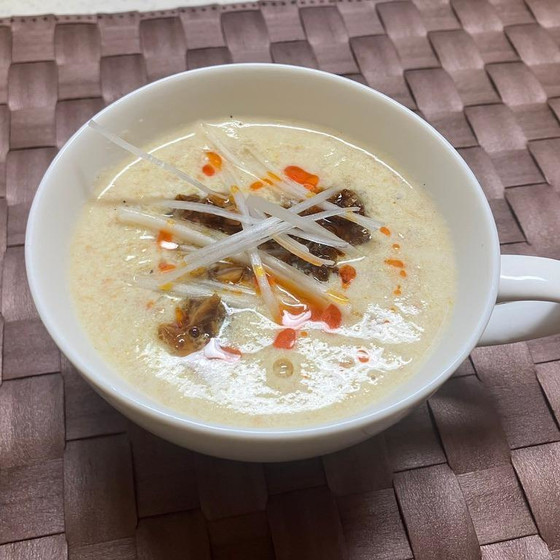 豆乳坦々スープ