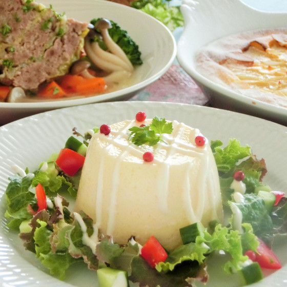 冬のおもてなし◇ふんわりムースと大きなロールキャベツ
