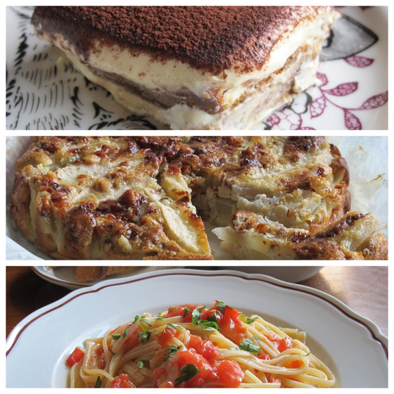 ドルチェを作ってまかないパスタを食べて帰ろう