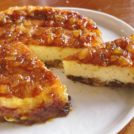 パルミジャーノチーズのチーズケーキ