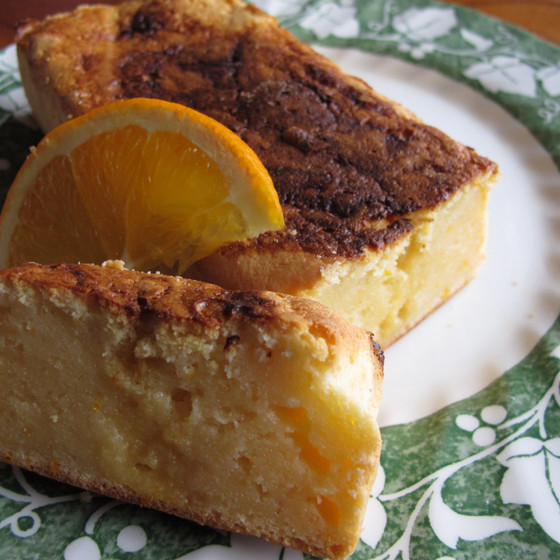 オレンジ風味のリコッタリーズケーキ