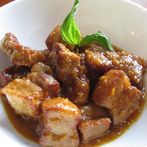 豚バラ肉のビール煮