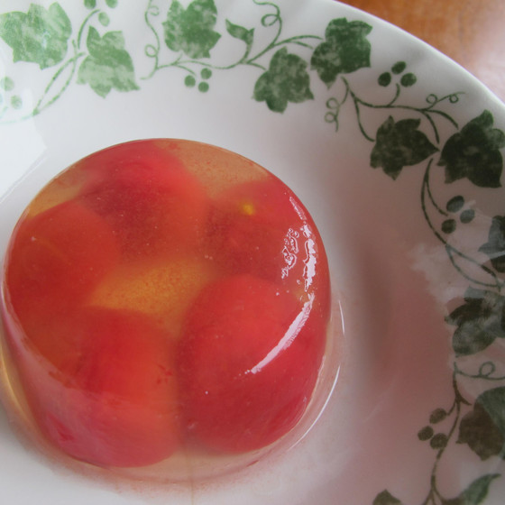ミニトマトのゼリー